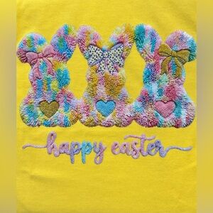 AFTER HOLIDAY 
Easter special NEW Size Large Colorful Easter Bunny T-Shirt